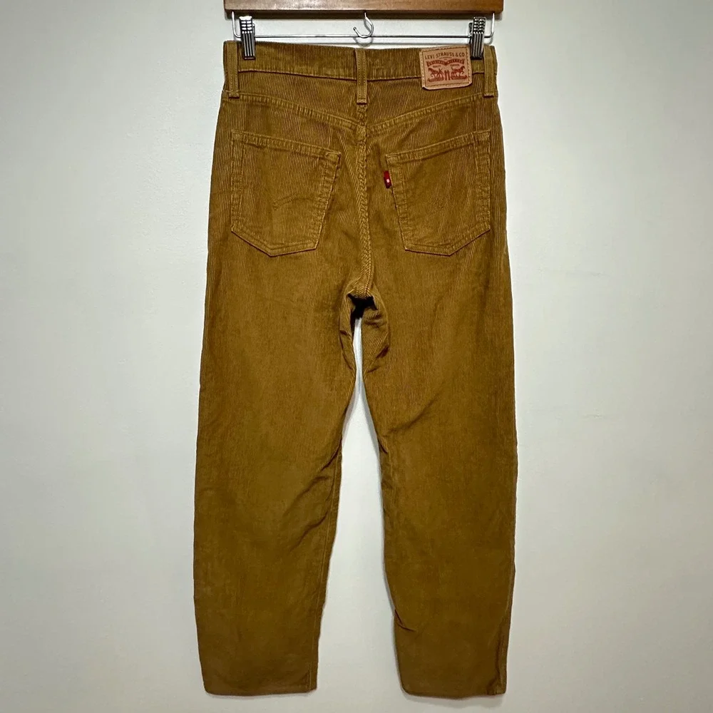 Levis '94 Baggy Corduroy Pants Womens 26x31 High Rise Straight Leg Skater Casual